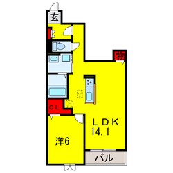 メゾンハーベストの物件間取画像